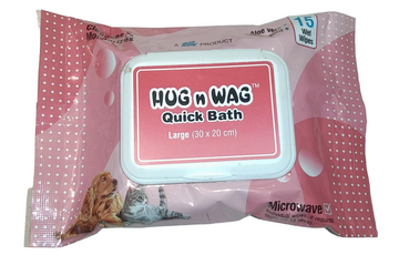 Hug N Wag Quick Bath Wipes